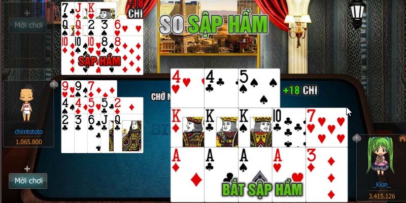 mau binh 2 Phân tích tay bài của đối thủ để tăng tỷ lệ thắng